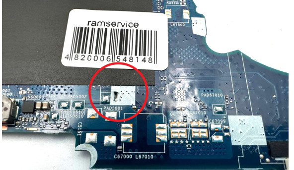Материнская плата к ноутбуку HP Elitebook 745 840 848 G3 INTEL Core i5-6300U 6050A2892401-MB-A01 Б/У