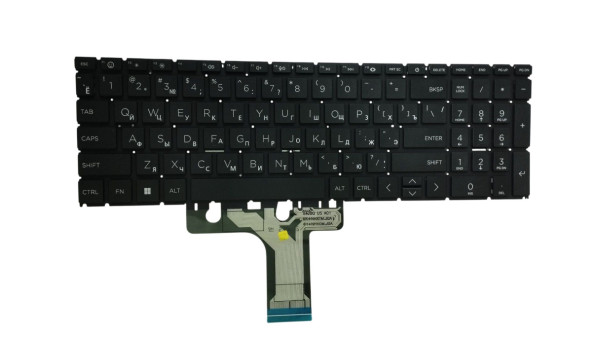 Клавіатура для ноутбука HP 255 G10 Black, (No Frame), RU