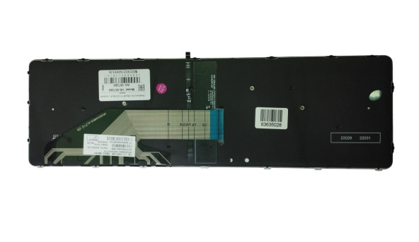 Клавіатура для ноутбука HP ProBook (470 G3) Black з підсвіткою (Light), (No Frame) з вказівником RU