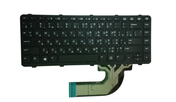Клавіатура для ноутбука HP Probook 640 G2, Black, RU