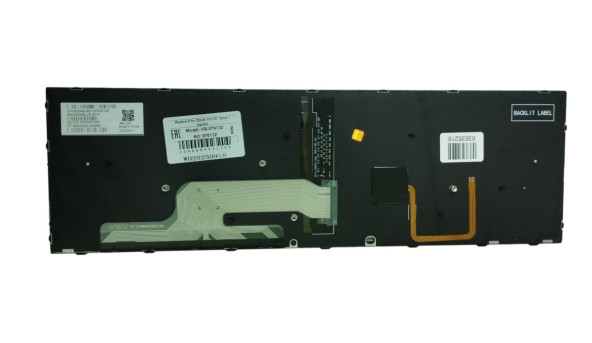 Клавіатура для ноутбука HP Zbook (15U G5) Black з підсвіткою (Light) (Silver Frame) RU