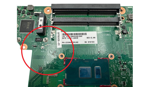 Материнська плата до ноутбука Fujitsu Lifebook A556 i5-6200U SR2EY ADZAM-6050A2824101-MB-A01 Б/В