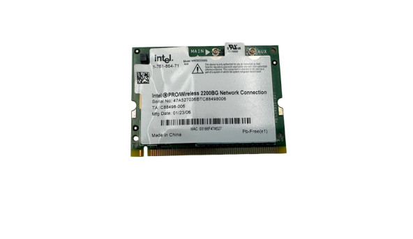 Modem Board, знятий з ноутбука SONY PCG-791M D03-0064JPB 47A527036BT Б/В