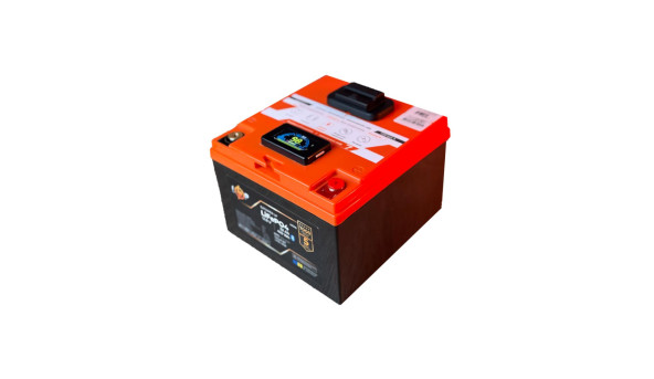 Аккумулятор LP LiFePO4 12,8V - 32 Ah (410Wh) (BMS 40А/32A) пластик LCD USB Smart BT