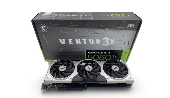 Відеокарта MSI PCI-Ex GeForce RTX 5060 VENTUS 3X OC 16GB GDDR7 (128bit)