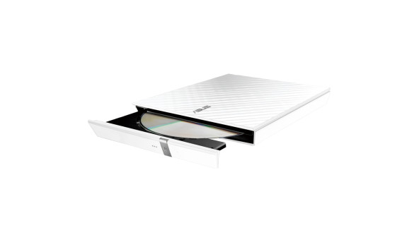 Asus Lite SDRW-08D2S-U 8х External slim USB2.0, білий
