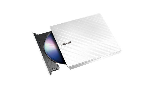 Asus Lite SDRW-08D2S-U 8х External slim USB2.0, білий