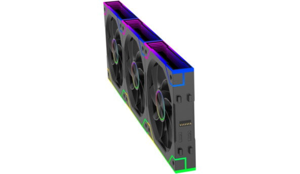 Вентилятор для корпуса 120mm*3 Xilence GAMING XPF360R.ARGB PWM REVERSE