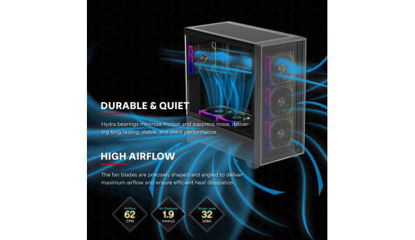 Вентилятор для корпуса 120mm*3 Xilence GAMING XPF360R.ARGB PWM REVERSE