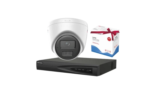 Комплект Hikvision DS-2CD1327G2H-LIUF 2МП (2.8мм)