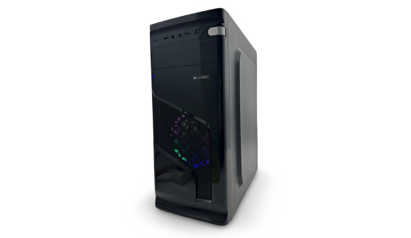 Ігровий системний блокс LOGIC Power Ryzen 5 2600 16 GB RAM DDR4 240 GB SSD M.2 NVMe + 1000 GB HDD AMD Radeon RX 580 - Б/В