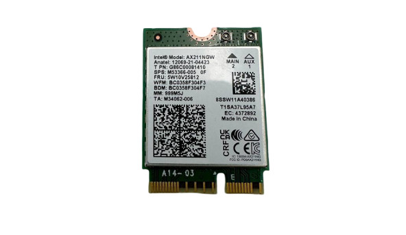 WI-FI адаптер знятий з ноутбука  Lenovo Legion Slim 5 16IRH8 5W10V25812  Б/В