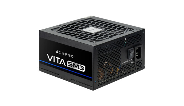 БЖ 650W Chieftec VITA SM3 BPX-650-C ATX 3.1 120mm, 80+ Bronze, Semi modular, Retail