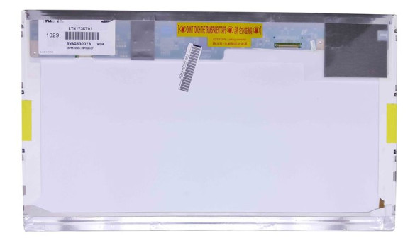 Матриця для ноутбука 17,3", Normal (стандарт), 40 pin (знизу зліва), 1600x900, Світлодіодна (LED), без кріплень, глянцева, Samsung, LTN173KT01