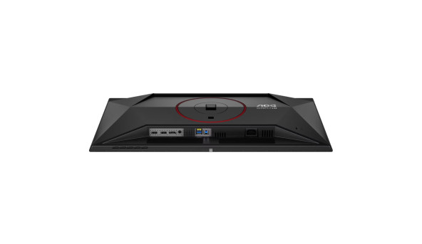 TFT 27" AOC Q27G4ZDR, QD-OLED, 240Гц, 0,03мс, 2хHDMI, DP, USB-hub, HAS, Pivot, чорно-червоний
