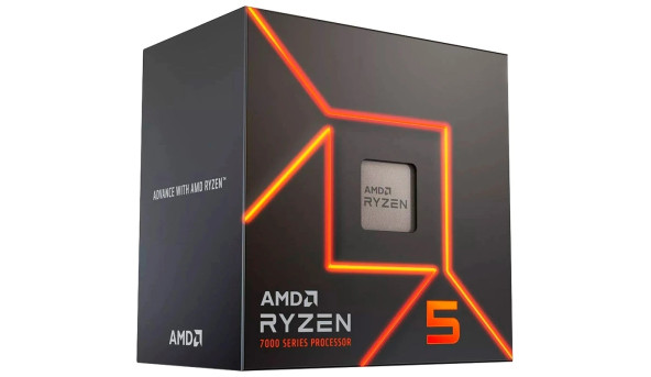 AMD Ryzen 5 6C/12T 7600 (3.8/5.1GHz Boost,38MB,65W,AM5,Wraith Stealth cooler) box