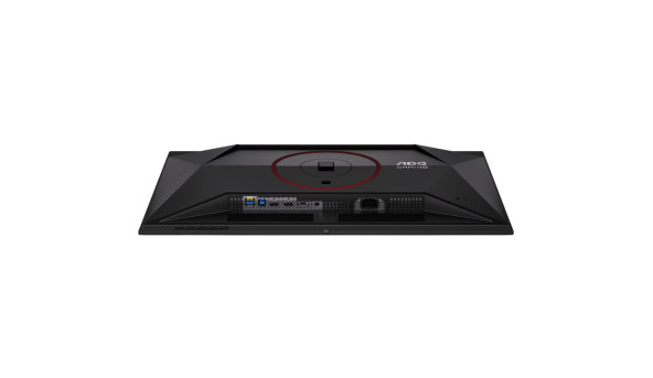 TFT 26.5" AOC Q27G4SDR, QD-OLED, 360Hz, 0,3ms, 2xHDMI, DP, USB-hub, HAS, Pivot, чорно-червоний