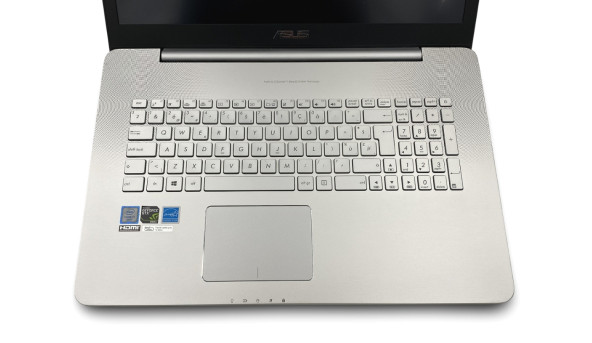 Ігровий ноутбук Asus N752V Intel Core I7-6700HQ 8 RAM 256 SSD 1000 HDD GeForce GTX 950M [IPS 17.3" FHD] - Б/В