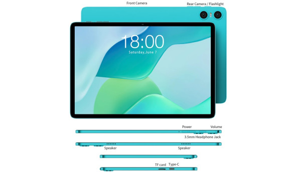 Планшет Teclast P33 10.1” HD+ / 3GB / 64GB / A333 / 6000mAh / WIFI / 5+2Mp / Metal / Blue