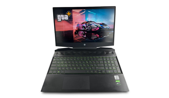 Ігровий ноутбук HP Gaming 15-CC Intel Core i5-10300H 16GB RAM DDR4 512GB SSD M.2 NVME GTX 1650 TI [IPS15.6"FullH - Б/В