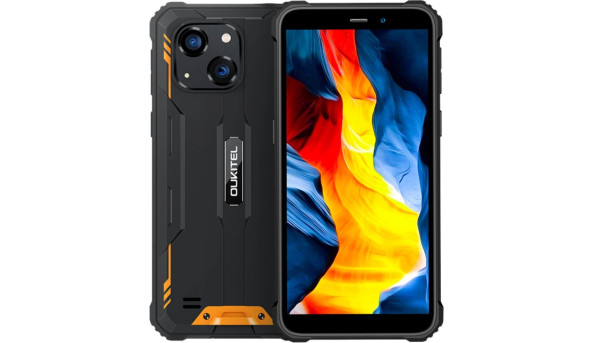 Смартфон Oukitel G2 6" HD+ /4GB/64GB/ T606 / 6300mAh /13+5Мп/ IP69K /NFC Orange