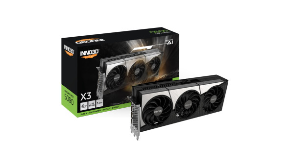 GeForce RTX5090 Inno3D X3, 32GB GDDR7, 512bit, PCI Express 5.0