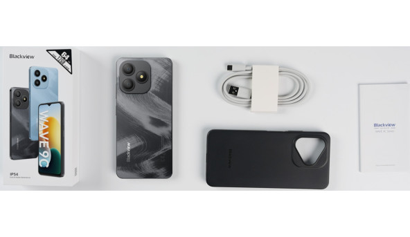 Смартфон Blackview WAVE 9C 6.56" HD /4GB/128GB/ T603 /5000mAh/ 13+8Мп / Black