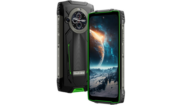 Смартфон Blackview BV8200 6.49" FHD+/12GB/256GB/MT8781/ 8800mAh / 50+32Мп / NFC/ IP69K / Green