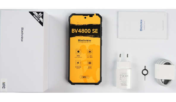 Смартфон Blackview BV4800 SE 6.56" HD /4GB/64GB/ T615 / 5100mAh / 16+8Мп / NFC /IP69K/Orange