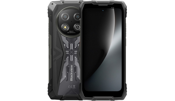 Смартфон Blackview ROCK 2 6.67" HD+ /8GB/256GB/ T8100 /15000mAh / 16+13Мп /IP69K/Black