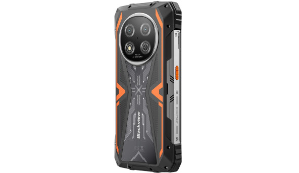 Смартфон Blackview ROCK 2 6.67" HD+ /8GB/256GB/ T8100 /15000mAh / 16+13Мп /IP69K/Orange