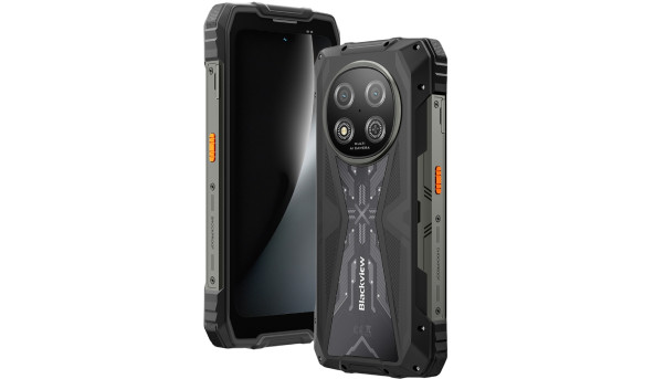 Смартфон Blackview ROCK 2 6.67" HD+ /12GB/256GB/ T8100 /15000mAh / 16+13Мп /IP69K/Black