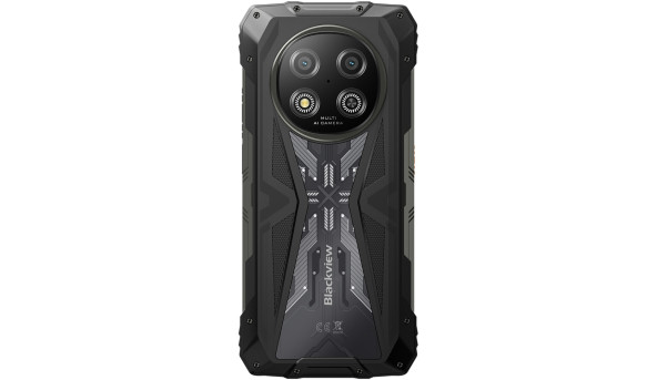 Смартфон Blackview ROCK 2 6.67" HD+ /12GB/256GB/ T8100 /15000mAh / 16+13Мп /IP69K/Black