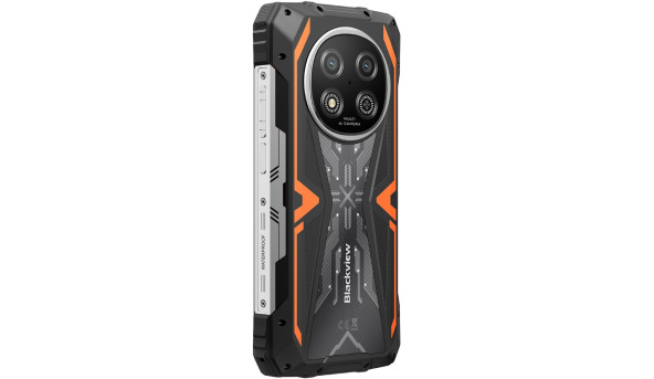 Смартфон Blackview ROCK 2 6.67" HD+ /12GB/256GB/ T8100 /15000mAh / 16+13Мп /IP69K/Orange