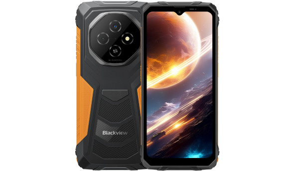 Смартфон Blackview FORT 1 6.56" HD+ /6GB/256GB/ T615 / 10000mAh / 16+2+8Мп / NFC / IP69K / Orange