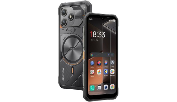 Смартфон Blackview FORT 100 6.56" HD+ /8GB/128GB/ G81 / 5000mAh / 16+13Мп / NFC / IP69K / Black