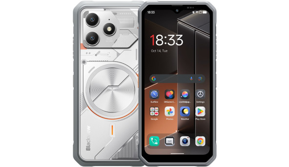 Смартфон Blackview FORT 100 6.56" HD+ /8GB/128GB/ G81 / 5000mAh / 16+13Мп / NFC / IP69K / White