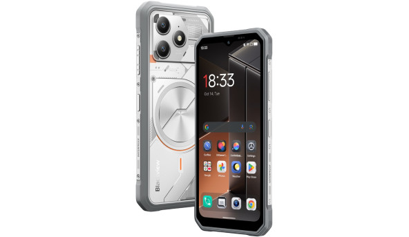 Смартфон Blackview FORT 100 6.56" HD+ /8GB/128GB/ G81 / 5000mAh / 16+13Мп / NFC / IP69K / White