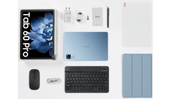 Планшет Blackview Tab 60 Pro SET 10.1" HD /8GB/128GB/ T606 /7700mAh/ 5+8Мп /LTE/Gift/Blue