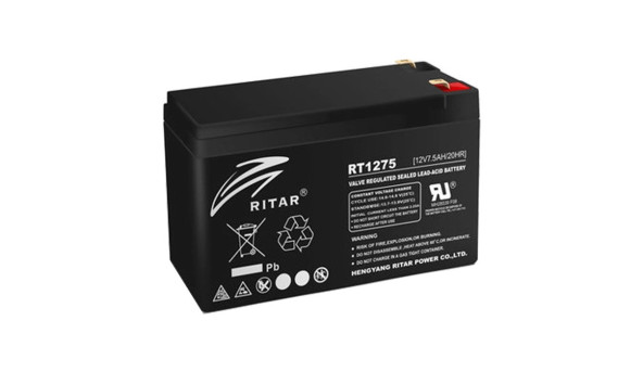 Аккумуляторная батарея Ritar RT1275 12В/7,5Ач