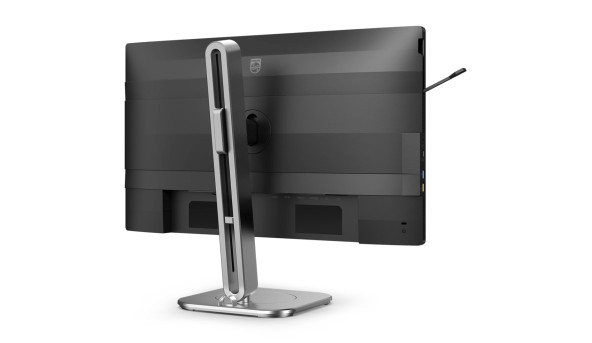 TFT 23.8" Philips 24B2U4301, IPS, 120Гц, HDMI, DP, USB-C, RJ-45, USB-hub,HAS,Pivot, кол.,темно-сірий
