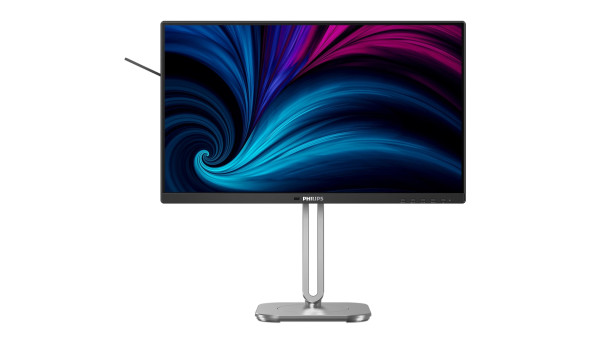 TFT 23.8" Philips 24B2U4301, IPS, 120Гц, HDMI, DP, USB-C, RJ-45, USB-hub,HAS,Pivot, кол.,темно-сірий