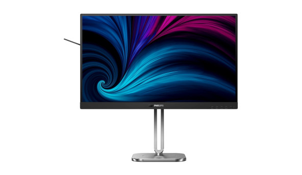 TFT 27" Philips 27B2U4601, QHD IPS,120Hz, HDMI,DP,USB-hub,USB-C, RJ45, HAS, Pivot, кол.,темно-сірий
