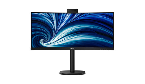 TFT 34" Philips 34B2U3600CH, WQHD, VA, 120Гц, вигн., 2xHDMI, DP, USB-C, RJ-45, USB-hub, HAS, чорний