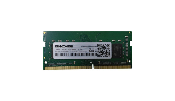 Модуль пам'яті Ankowal SODIMM DDR4 8GB 3200 MHz