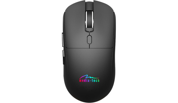 Мишка Media-Tech MT1124, бездротова Bluetooth+2.4G, 3200dpi., 5кн., Silent, чорна