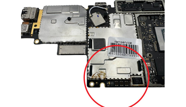 Материнская плата к ноутбуку Microsoft Surface 4 1959 1953 AMD RYZEN 7 4980U Б/У