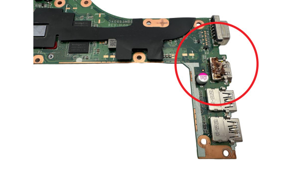Материнская плата к ноутбуку HP ProBook 470 G3 DA0X63MB6H1 REV: H i5-6200U SR2EY Б/У