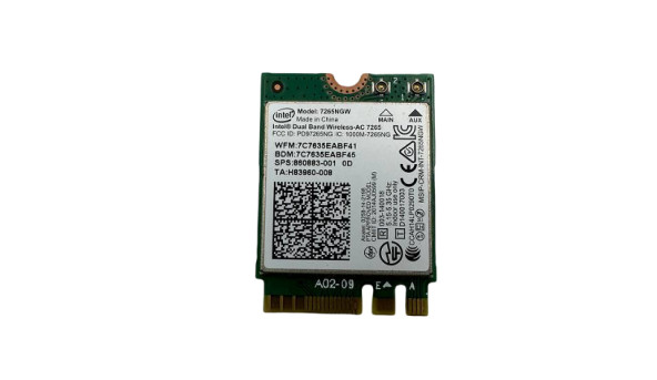 Wi-fi+BT модуль M.2 снят с ноутбука HP ProBook  650 G3 860883-001 Б/У