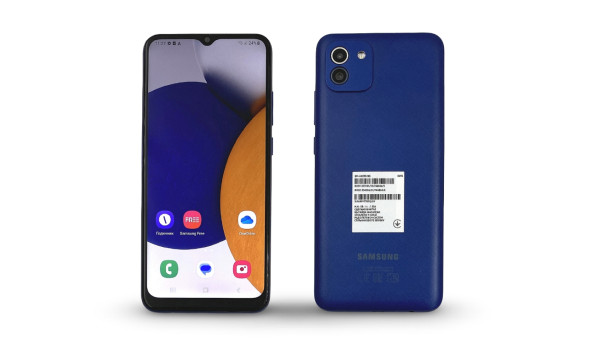 Смартфон Samsung Galaxy SM-A035F A03 3/32 GB Unisoc Tiger T606 Android 13 [PLS 6.5"] - Б/У